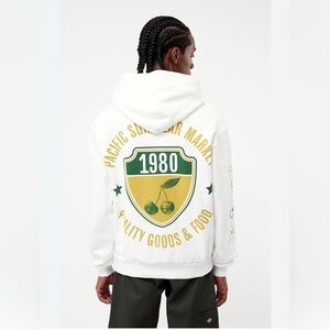 Pacific Sunwear Cream Hoodie with 1980 Graphic| PacSun|